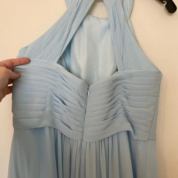 Baby blue prom dress. - Picture 3 of 4